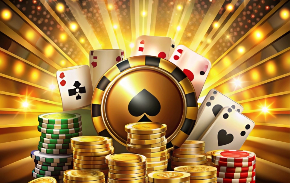 vip-vector-illustration-casino-game-background-with-playing-equipment